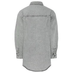 PIECES dame skjorte PCMAISIE - Grey Denim