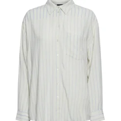 PIECES dame skjorte PCPIA - Birch Hydrangea