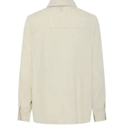 PIECES dame skjorte PCPIA - Birch Detail MELANGE