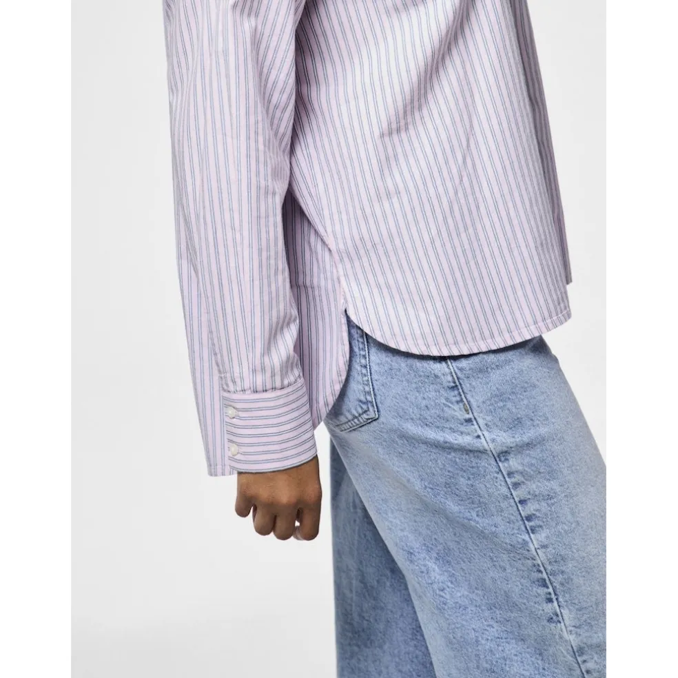 PIECES dame skjorte PCPIPPA - Bonbon stripes