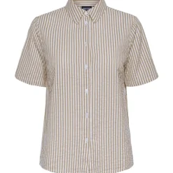 PIECES dame skjorte PCSALLY - Nomad CLOUD DANCER