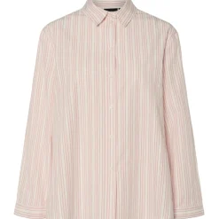 PIECES dame skjorte PCSULLE - Cloud Dancer Stripes Pink Lemonade