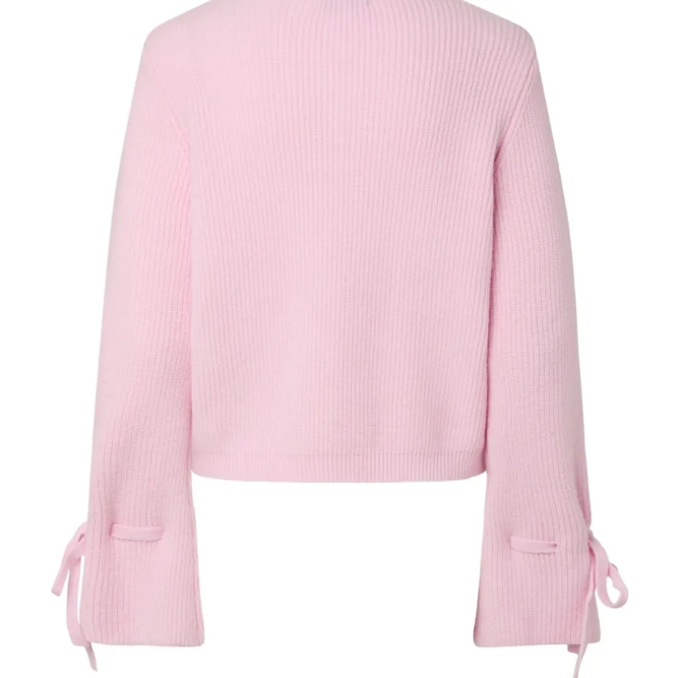 Pieces dame strik cardigan PCRIKKE - Pink Tulle