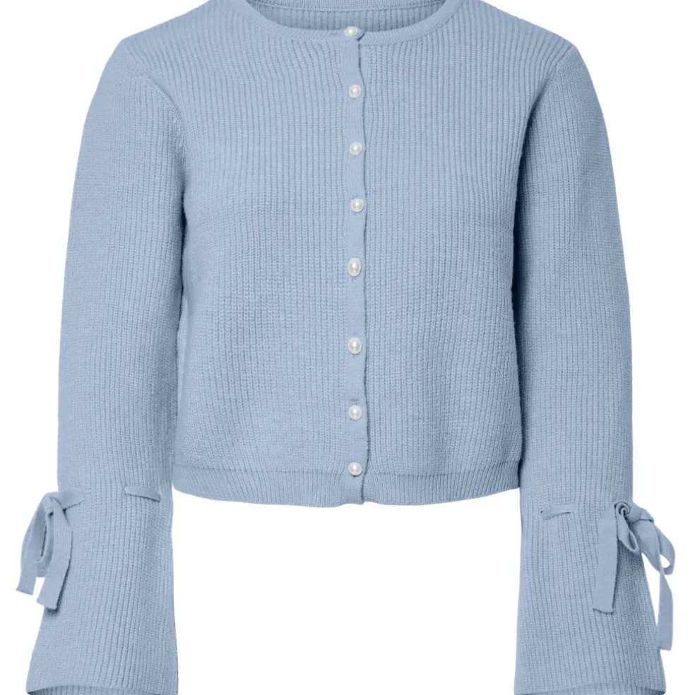 Pieces dame strik cardigan PCRIKKE - Cashmere Blue