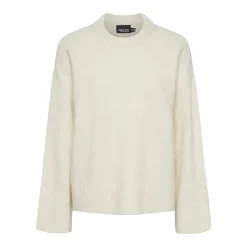 PIECES dame strik PCANA - Whitecap Gray