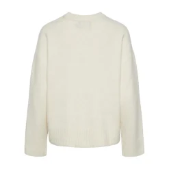 PIECES dame strik PCANA - Whitecap Gray