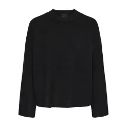 PIECES dame strik PCANA - Black