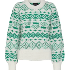 PIECES dame strik PCJIANNA - Cloud Dancer AMAZON