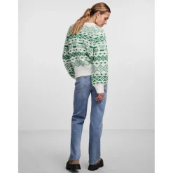 PIECES dame strik PCJIANNA - Cloud Dancer AMAZON