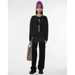 PIECES dame strik PCSILLY - Black