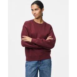 PIECES dame sweatshirt PCCHILLI - Tawny Port