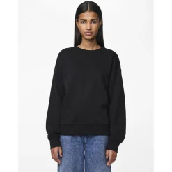 PIECES dame sweatshirt PCCHILLI - Black