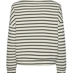 PIECES dame sweatshirt PCCHILLI - Cloud Dancer Black