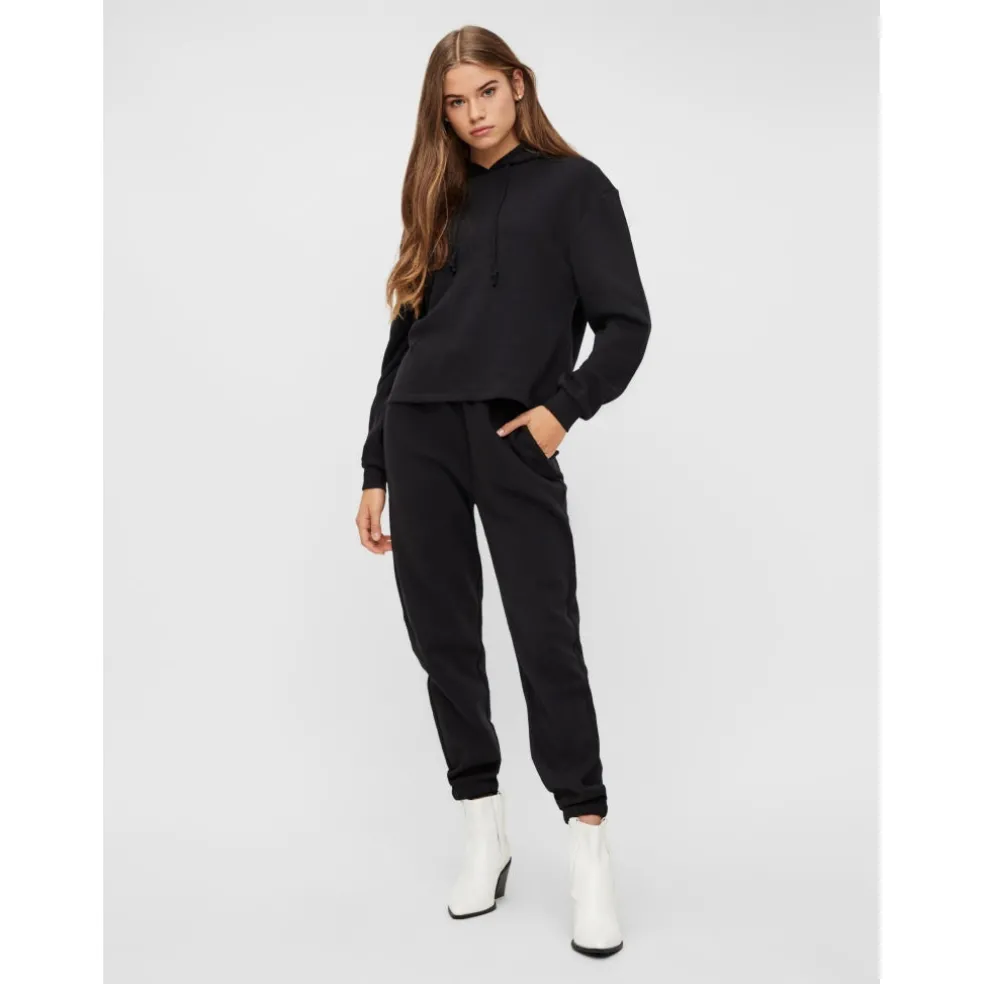 Pieces Dame sweatshirt PCCHILLI - Black