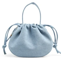 PIECES dame taske PCBALLOON - Light Blue Denim Silver