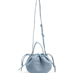 PIECES dame taske PCBALLOON - Light Blue Denim Silver
