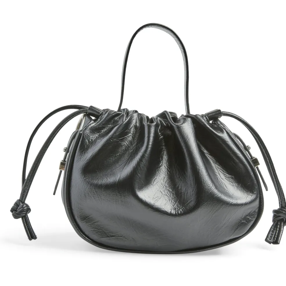 PIECES dame taske PCBALLOON - Black Silver