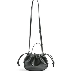 PIECES dame taske PCBALLOON - Black Silver