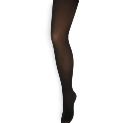PIECES dame tights PCSOPHIE - Black NUDE FLEECE