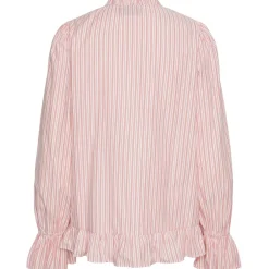 PIECES dame top PCASSRA - Cloud Dancer BITTERSWEET