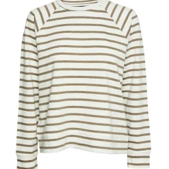 PIECES dame top PCBIBI - Fossil CLOUD DANCER