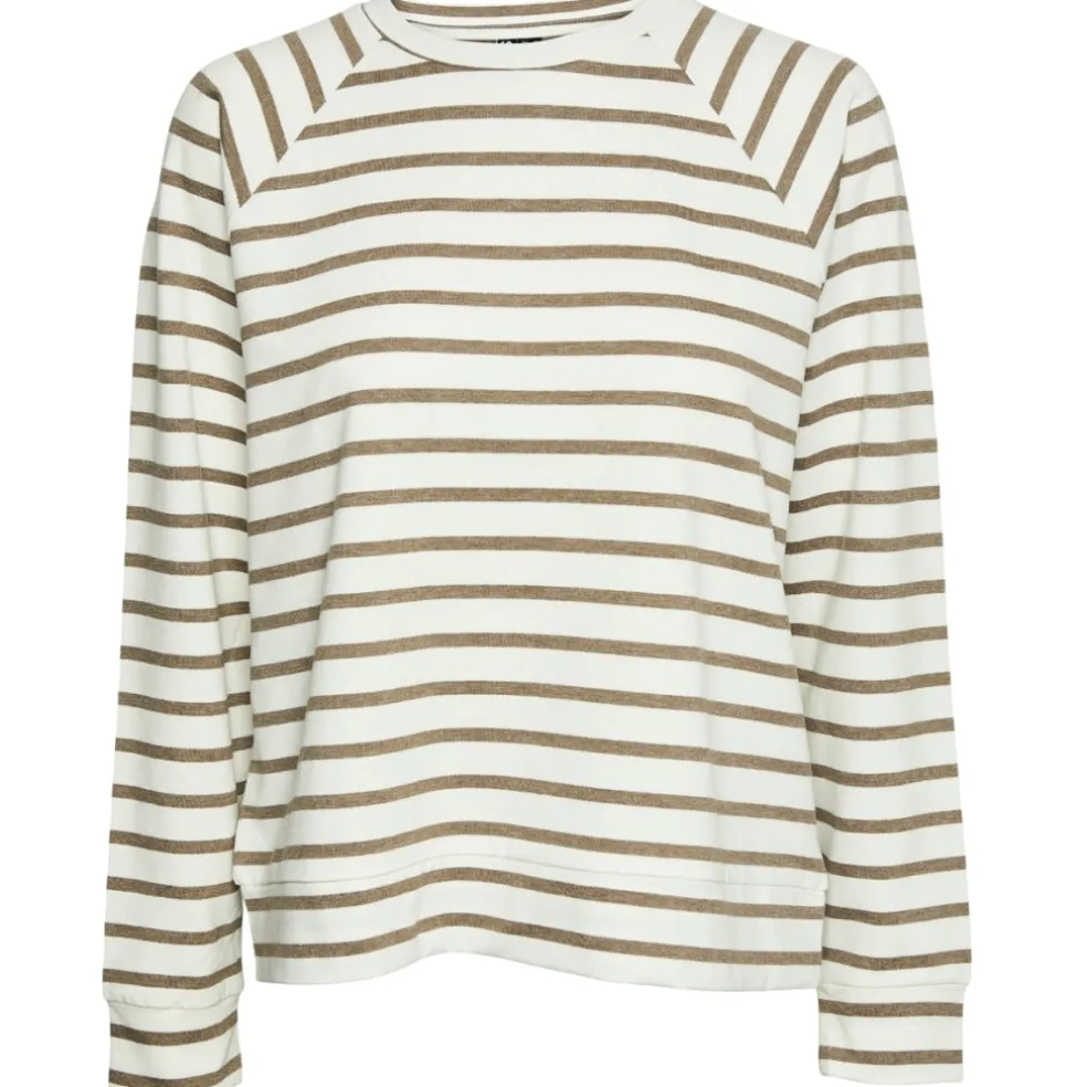 PIECES dame top PCBIBI - Fossil CLOUD DANCER