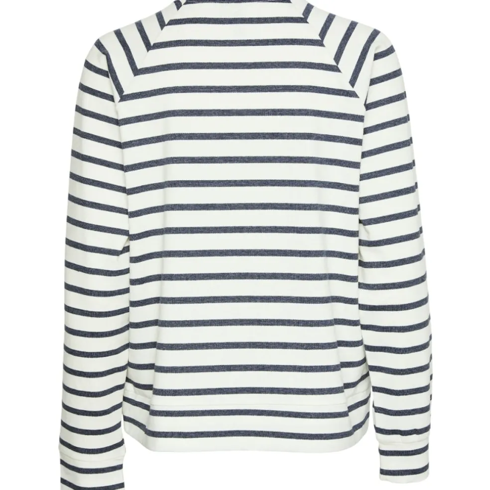 PIECES dame top PCBIBI - Navy Blazer CLOUD DANCER