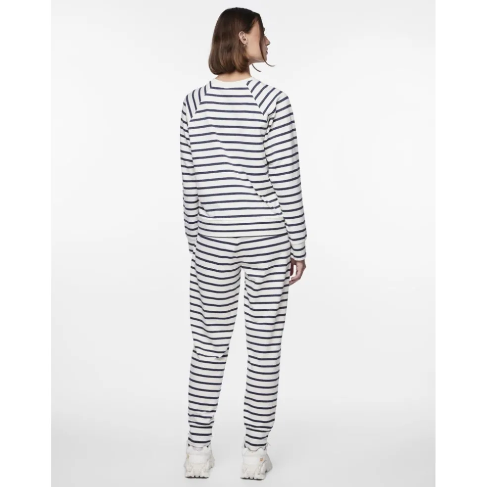 PIECES dame top PCBIBI - Navy Blazer CLOUD DANCER