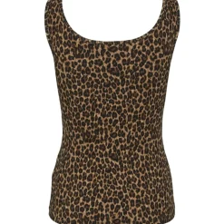 PIECES dame top PCKITTE - Black Leo