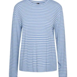 PIECES dame top PCMALULJE - Hydrangea BRIGHT WHITE