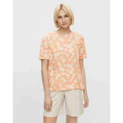 PIECES dame top PCNYA - Apricot