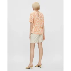 PIECES dame top PCNYA - Apricot