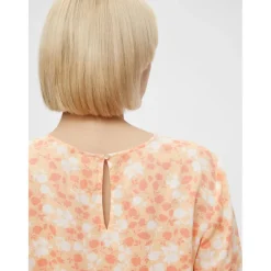 PIECES dame top PCNYA - Apricot