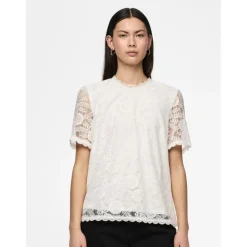 PIECES dame top PCOLLINE - Cloud Dancer