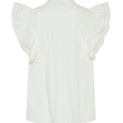 PIECES dame top PCSIKKA - Cloud Dancer