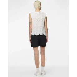 PIECES dame top PCVILDE - Bright White