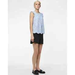 PIECES dame top PCVILDE - Cashmere Blue