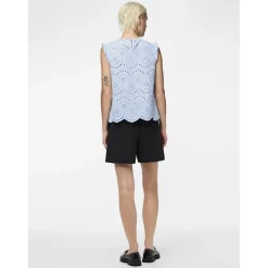 PIECES dame top PCVILDE - Cashmere Blue