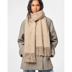 Pieces dame tørklæde PCNAYA - Greige