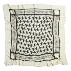 PIECES dame tørklæde PCNOVIS - Whitecap Gray