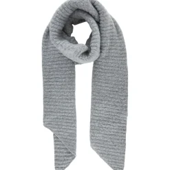 Pieces dame tørklæde PCPYRON - Light Grey Melange