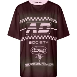 PIECES dame t-shirt PCDALULA - Tawny Port Chicory Coffee