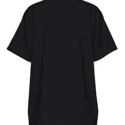 PIECES dame t-shirt PCHANNAH - Black Palm/cheetah