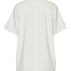 PIECES dame t-shirt PCHANNAH - Cloud Dancer Palm/cheetah