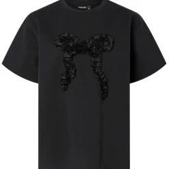 PIECES DAME T-SHIRT PCMAUDELLE - BLACK BOW