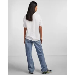 PIECES dame t-shirt PCRIA - Bright White