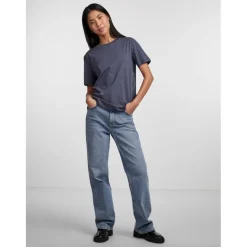 PIECES dame t-shirt PCRIA - Ombre Blue