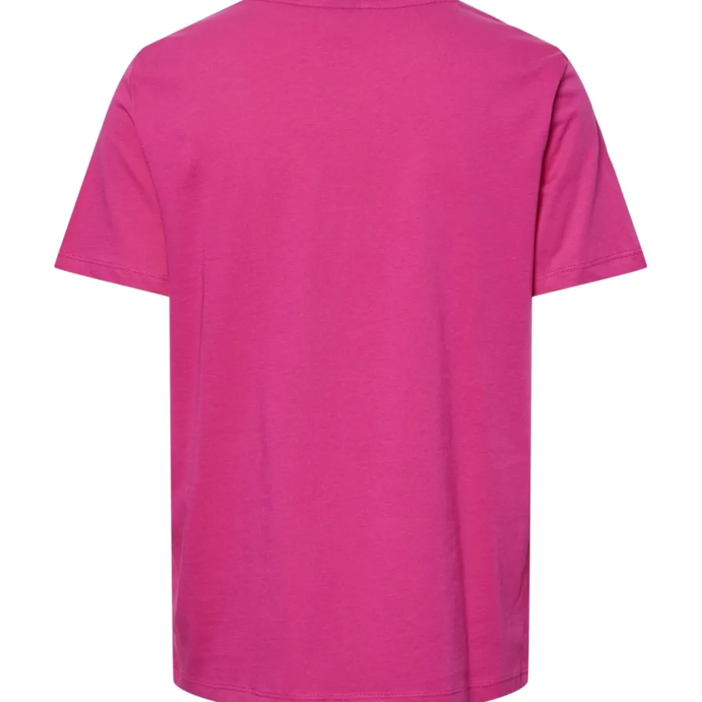 PIECES dame t-shirt PCRIA - Beetroot Purple