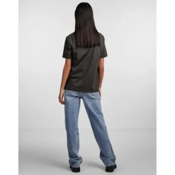 PIECES dame t-shirt PCRIA - Black