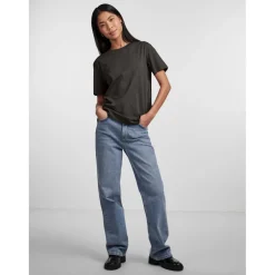 PIECES dame t-shirt PCRIA - Black